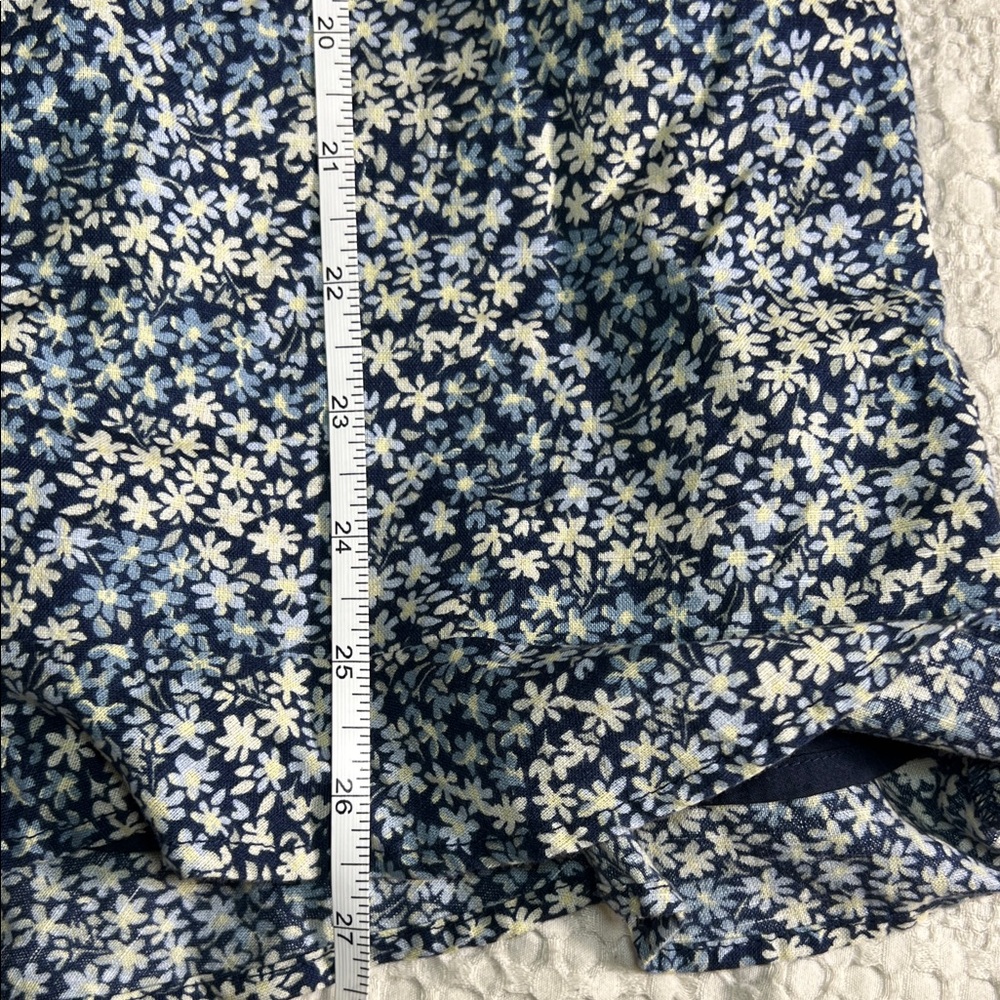 Abercrombie & Fitch Blue Floral mini Dress size XL - Picture 6 of 10